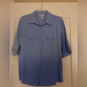 Style & Co Blue Ombré Shirt
